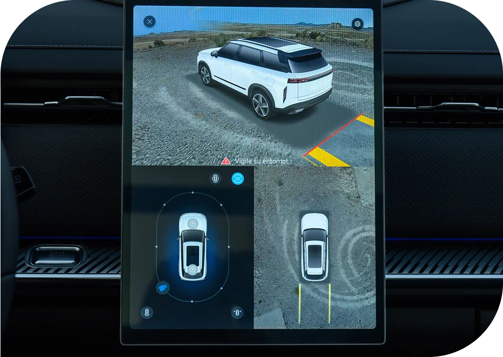 Rear control & entertainment screen